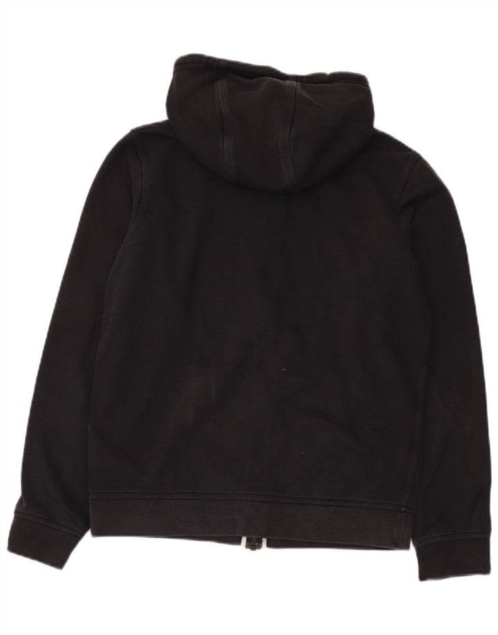 Nike Herren-Kapuzenpullover mit Reißverschluss, Größe S, schwarze Baumwolle