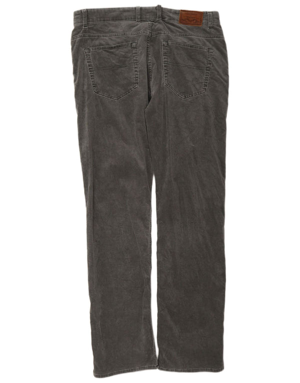 Gant Herren Jason Straight Regular Fit Cordhose W38 L36 Grau Baumwolle