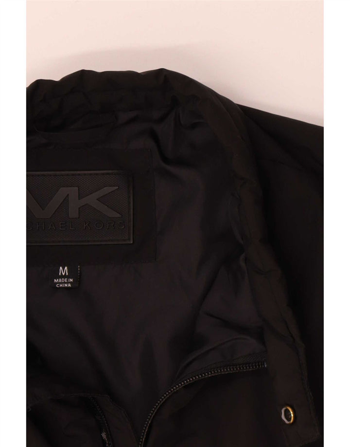 Michael Kors Herren Wattierte Weste UK 38 Medium Schwarz Polyester