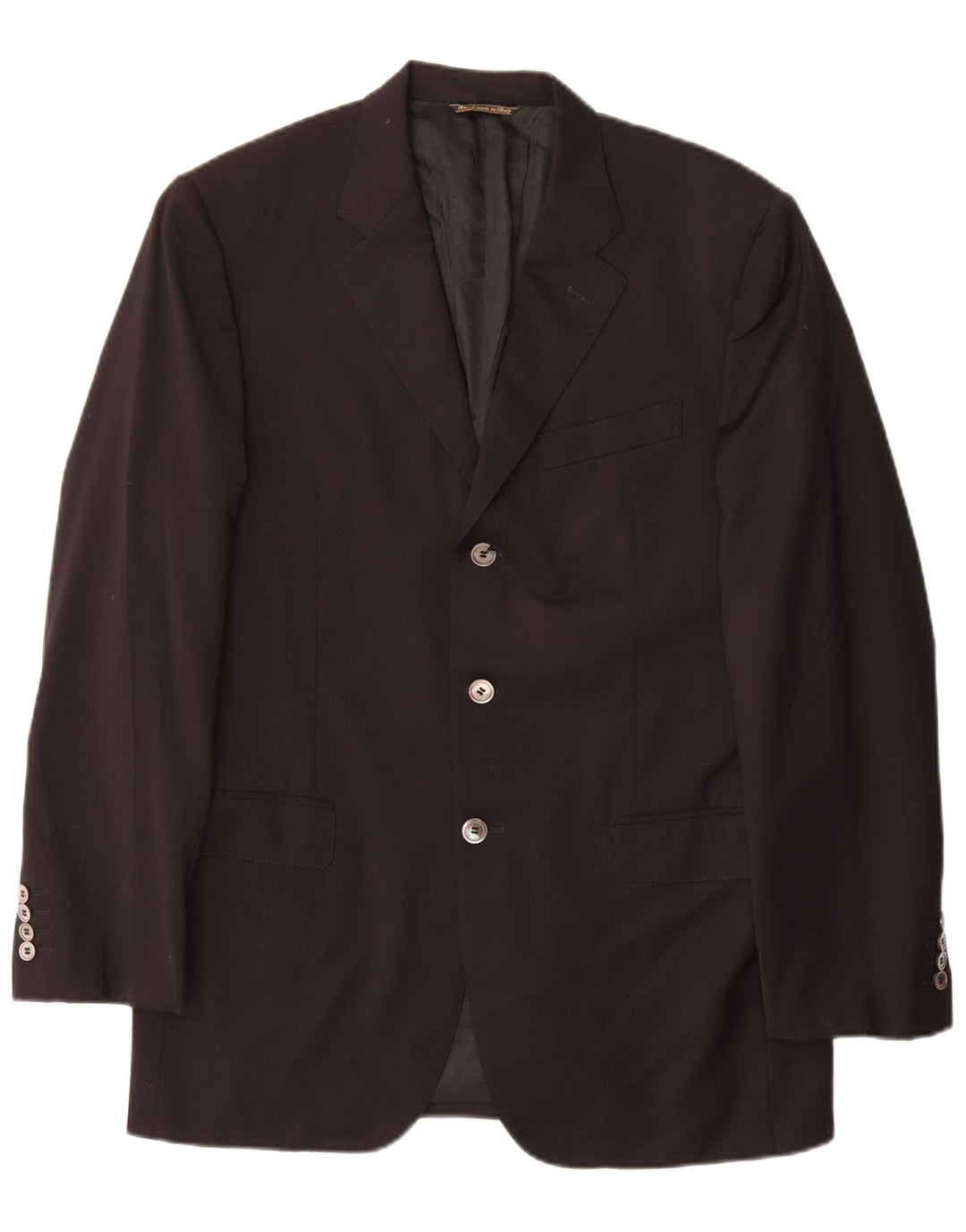 Cerruti 1881 Herren 3-Knopf-Blazerjacke IT 50 Large Schwarz