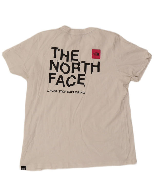 The North Face Damen Grafik-T-Shirt-Oberteil UK 16 Large Weiß