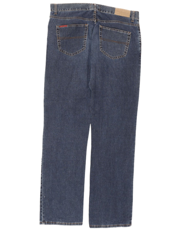 Gant Herren Straight Jeans W38 L36 Blaue Baumwolle