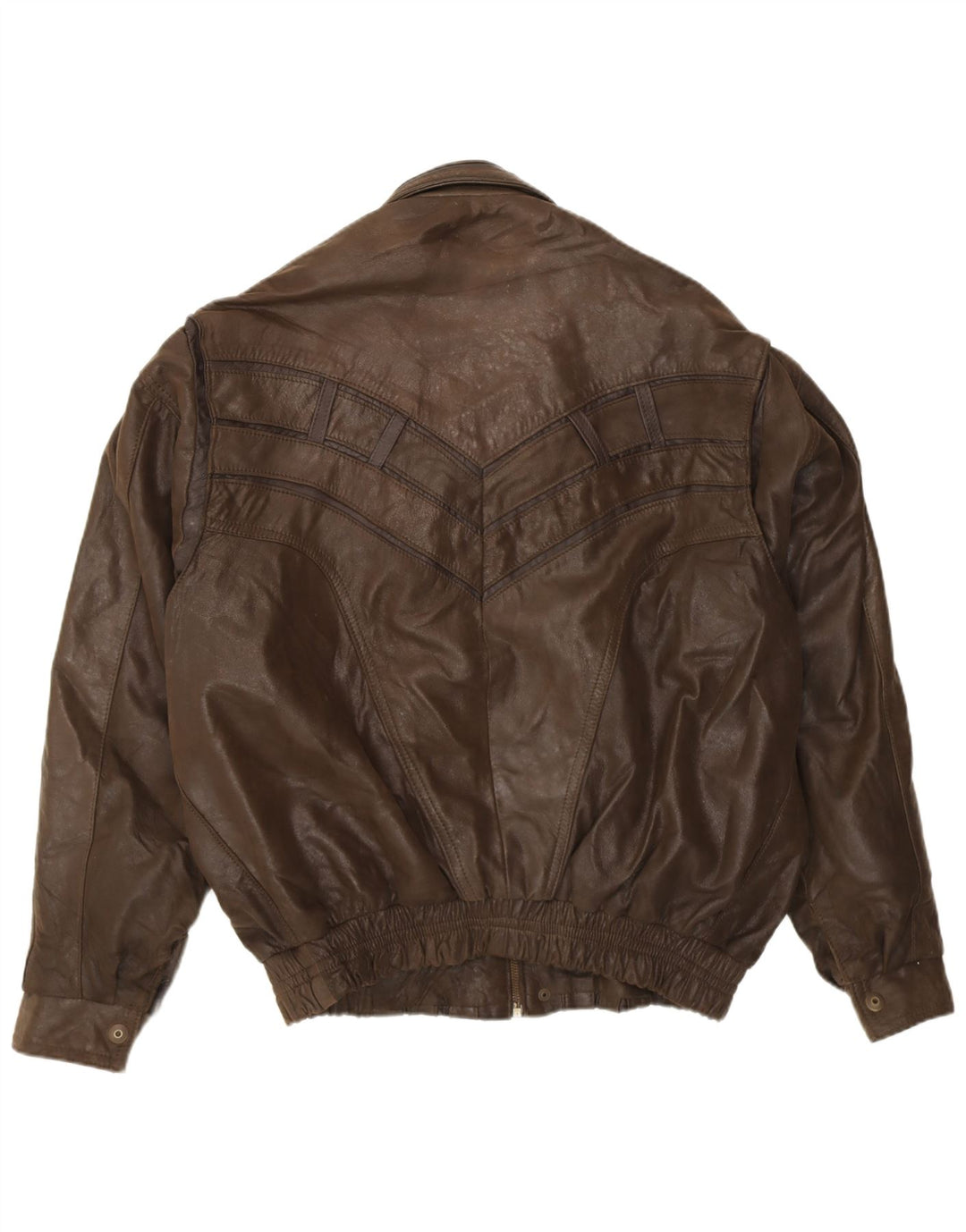 Vintage Herren Lederjacke UK 42 XL Braunes Leder