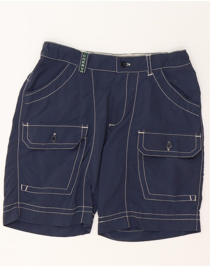CHERVO Cargo-Shorts für Jungen, 11–12 Jahre, Größe L, W26, Marineblau, Polyamid