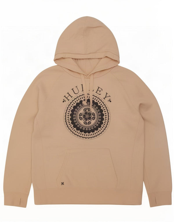 Hurley Damen-Pullover mit grafischem Kapuzenpullover, Gr. 16, Größe L, Rosa, Baumwolle