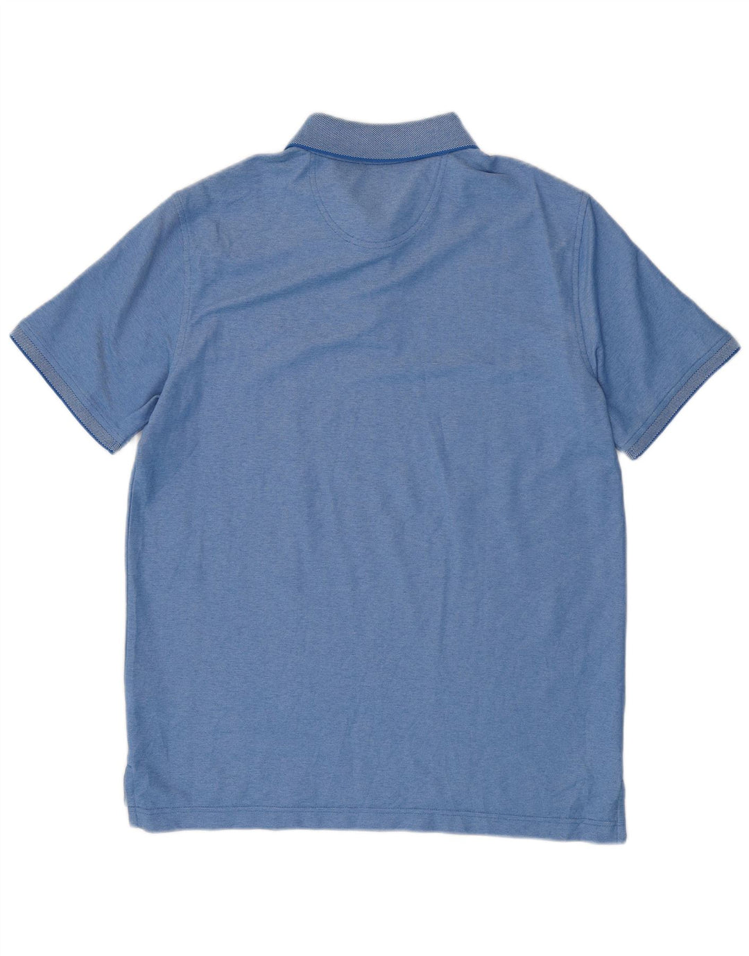 IZOD Herren-Poloshirt aus mittelblauer Baumwolle