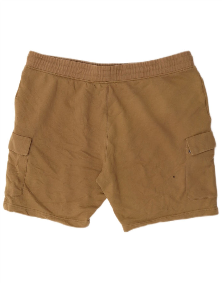 Marks & Spencer Herren-Sportshorts mit normaler Passform, 2XL, beige Baumwolle