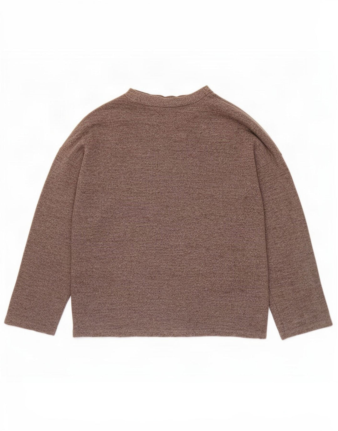 Zara Damen-Pullover, übergroß, Rundhalsausschnitt, Gr. 10, Größe S, Grau, Polyester