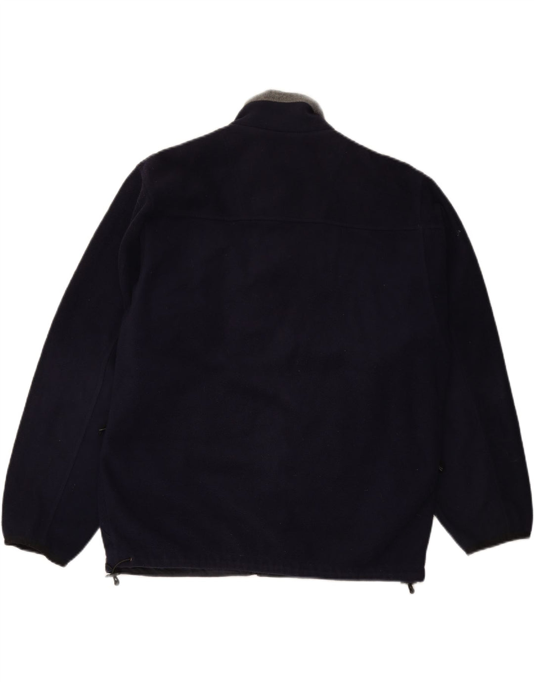 SCHOTT Herren Fleecejacke UK 40 Large Marineblau Polyester