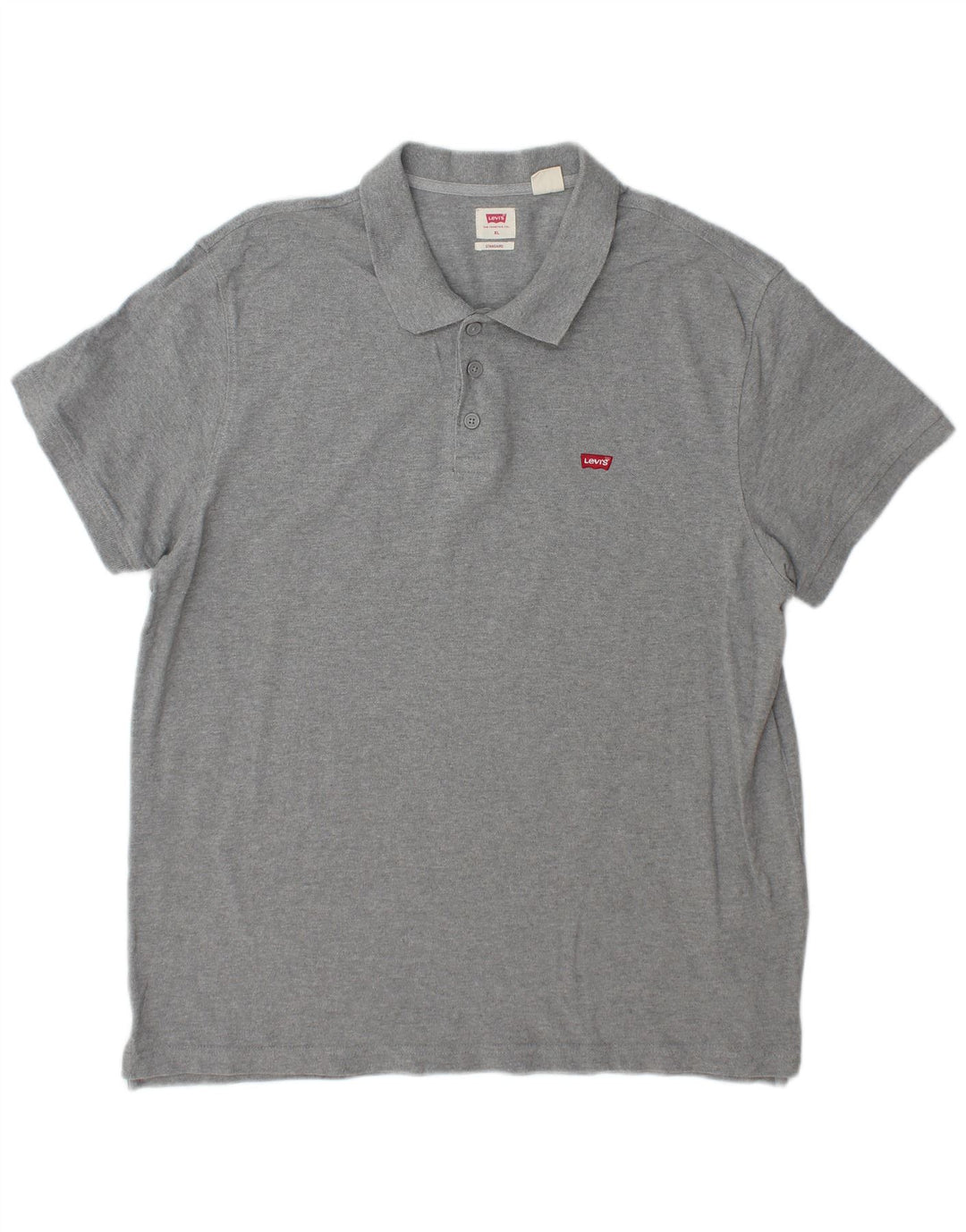 Levi's Herren Standard Poloshirt XL Grau Baumwolle