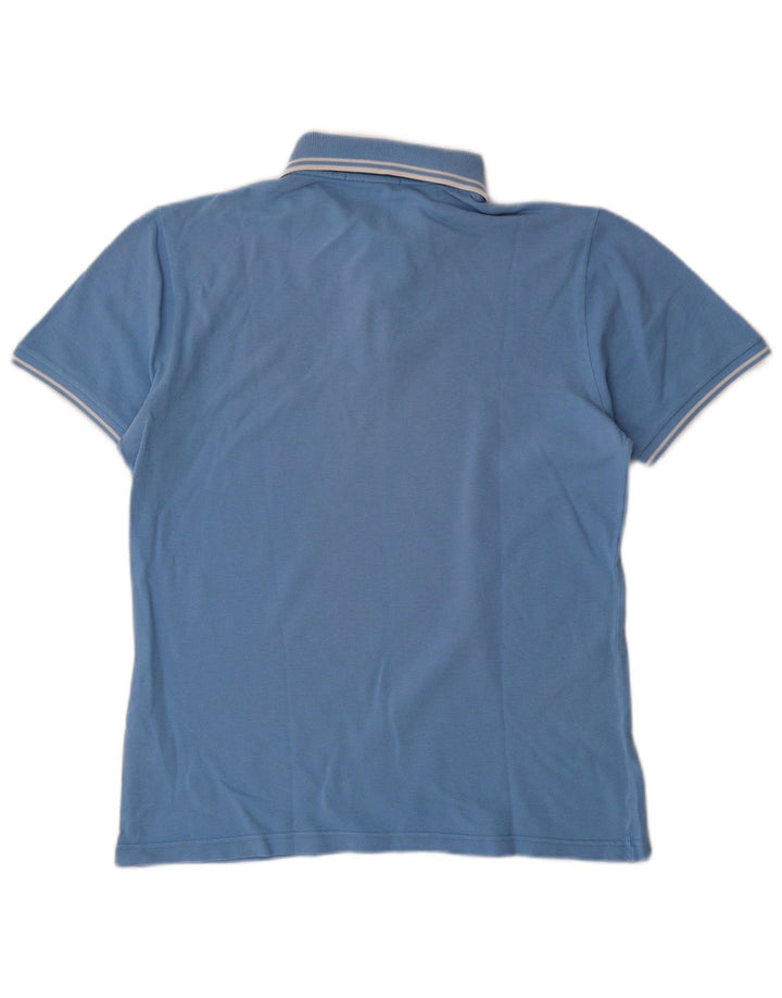 Fred Perry Herren-Poloshirt aus mittelblauer Baumwolle