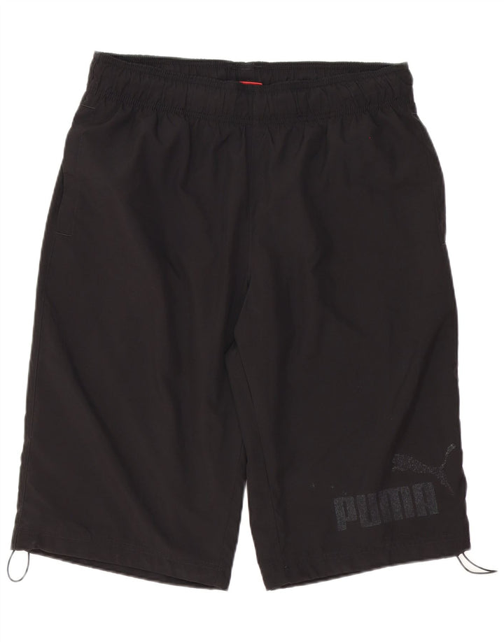 Puma Herren Graphic Sport Shorts Large Schwarz Polyester
