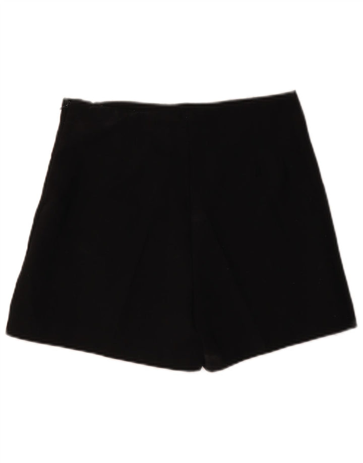 Zara Damen-Freizeitshorts, Größe S, W26, Schwarz, Polyester