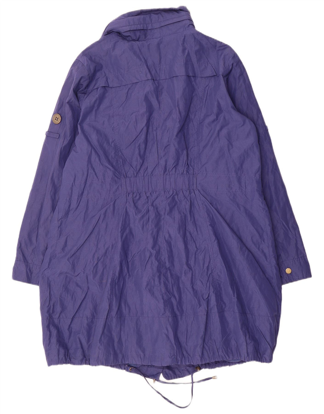 Marks & Spencer Damen Übergroßer Regenmantel UK 20 2XL Blaue Baumwolle