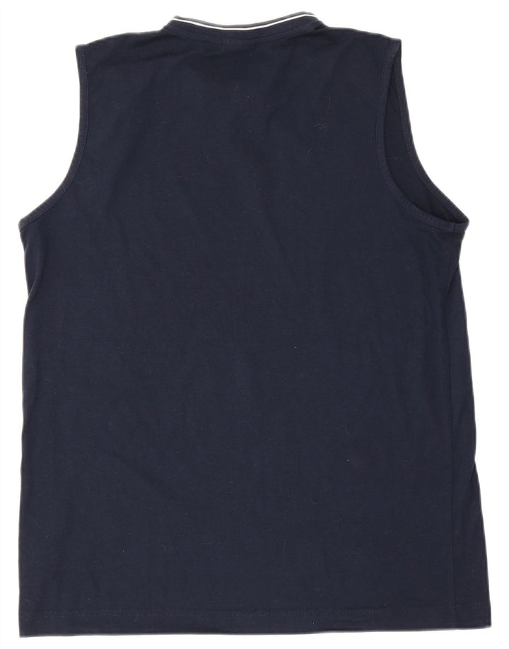 Umbro Herren-Weste-Top, groß, marineblau, Polyester