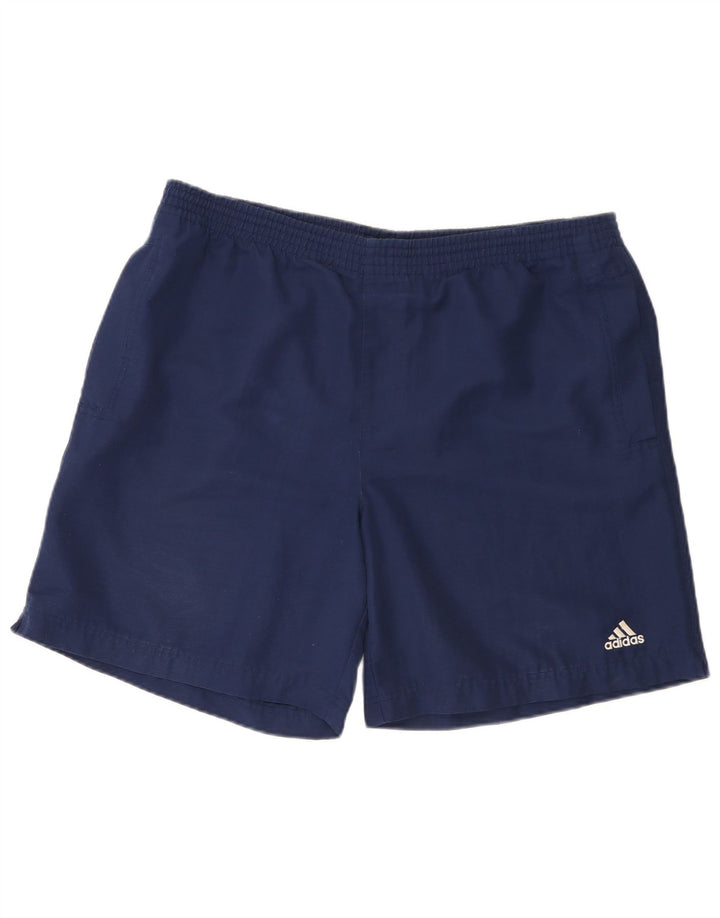 Adidas Herren-Sportshorts, groß, marineblau, Polyester