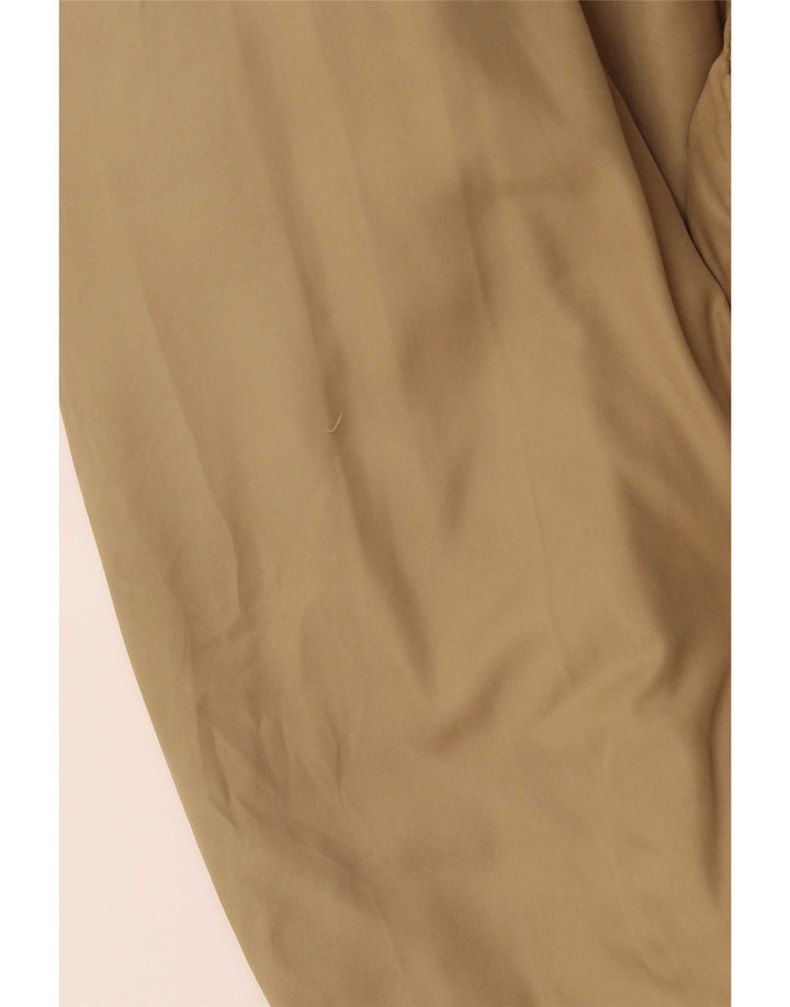Topshop Damen Übergroße Bomberjacke UK 12 Medium Beige Polyester