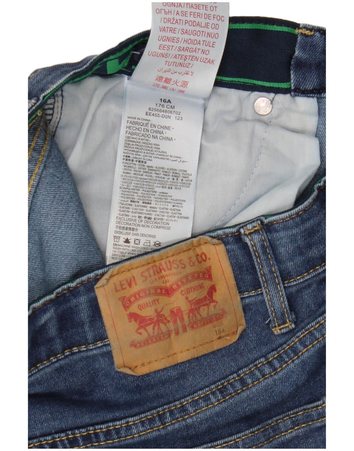 Levi's Jeansshorts für Jungen, 15–16 Jahre, W29, blaue Baumwolle
