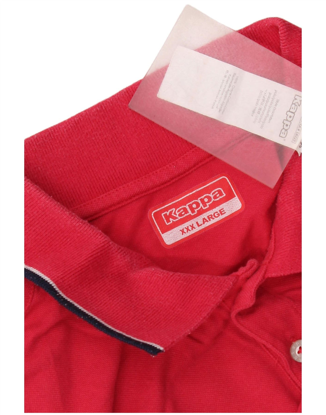 Kappa Herren Poloshirt 3XL Rosa Baumwolle