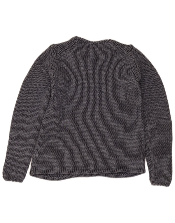 Tommy Hilfiger Damen-Pullover mit U-Boot-Ausschnitt, Gr. 6, XS, graue Viskose