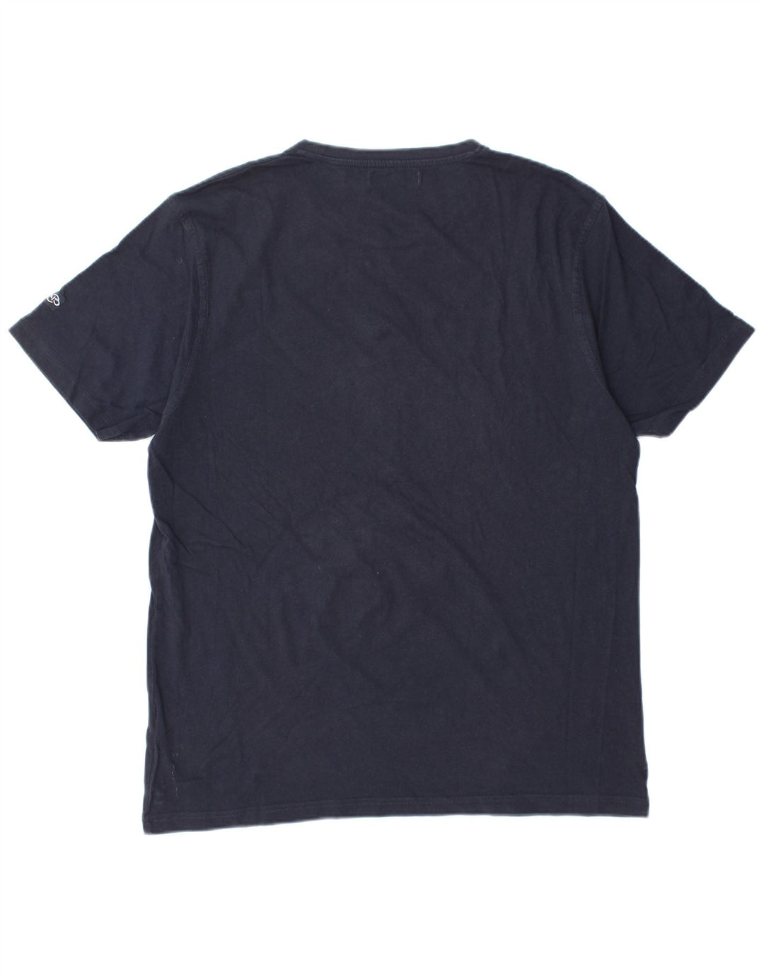 RENATO BALESTRA Damen T-Shirt Top 2XL Marineblau Baumwolle