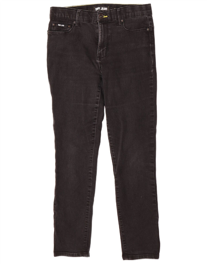 Dkny Damen Bleecker Shaping Skinny Jeans W30 L29 Schwarze Baumwolle