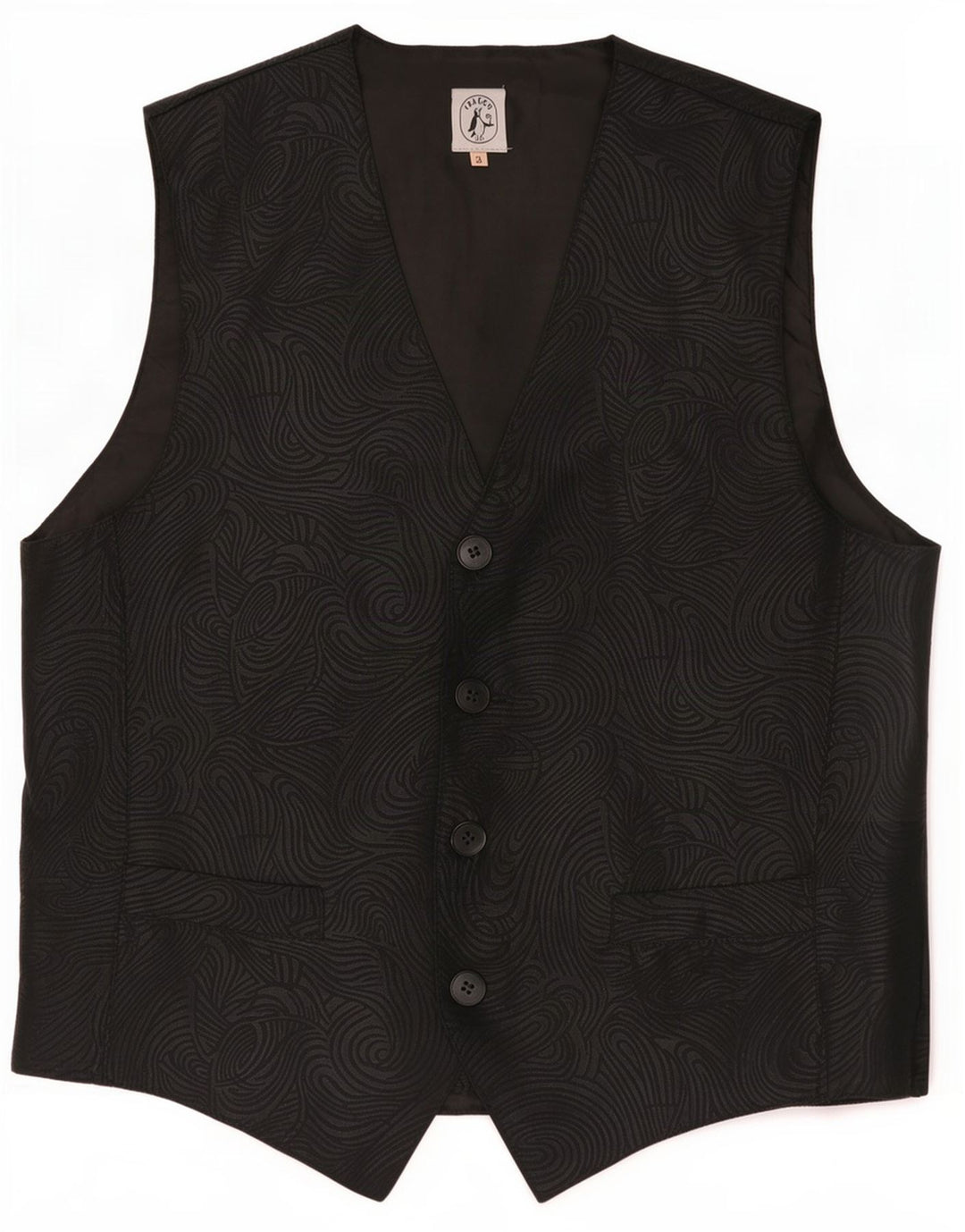 Isacco Herrenweste, groß, schwarz, Polyester