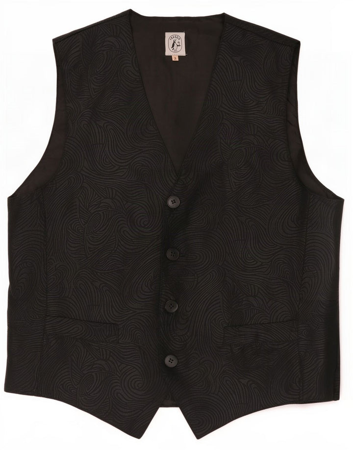 Isacco Herrenweste, groß, schwarz, Polyester