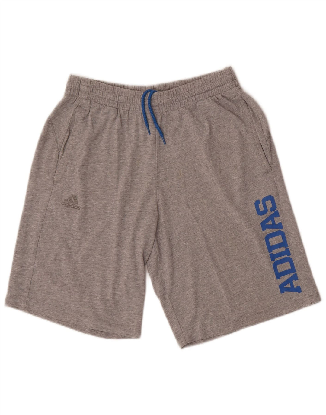 Adidas Herren Graphic Sport Shorts Kleine grau melierte Baumwolle