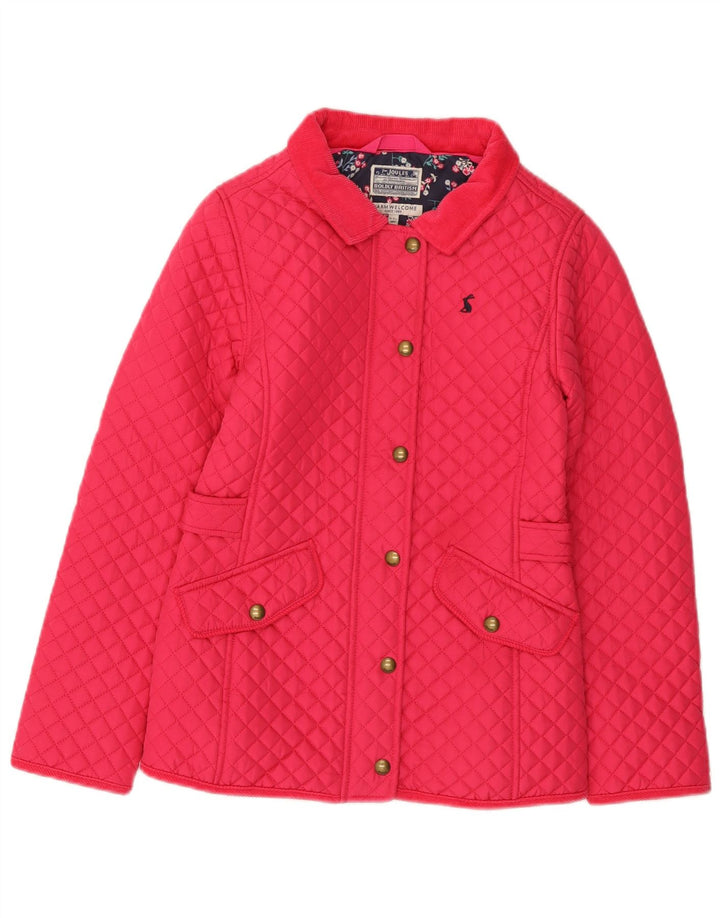 JOULES Steppjacke für Mädchen, 11–12 Jahre, rosa, Polyester