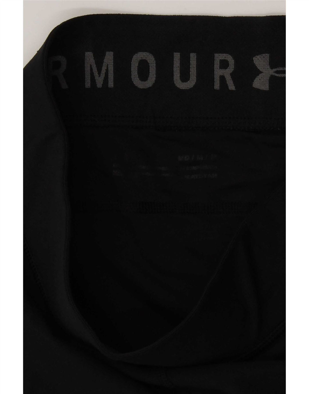 Under Armour Damen Leggings UK 12 Medium Schwarz