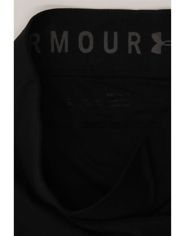Under Armour Damen Leggings UK 12 Medium Schwarz