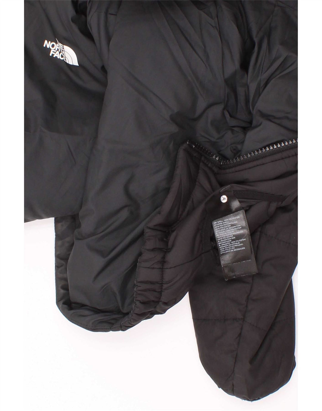 The North Face Baby Jungen Kapuzenjacke, 18–24 Monate, schwarzes Polyester