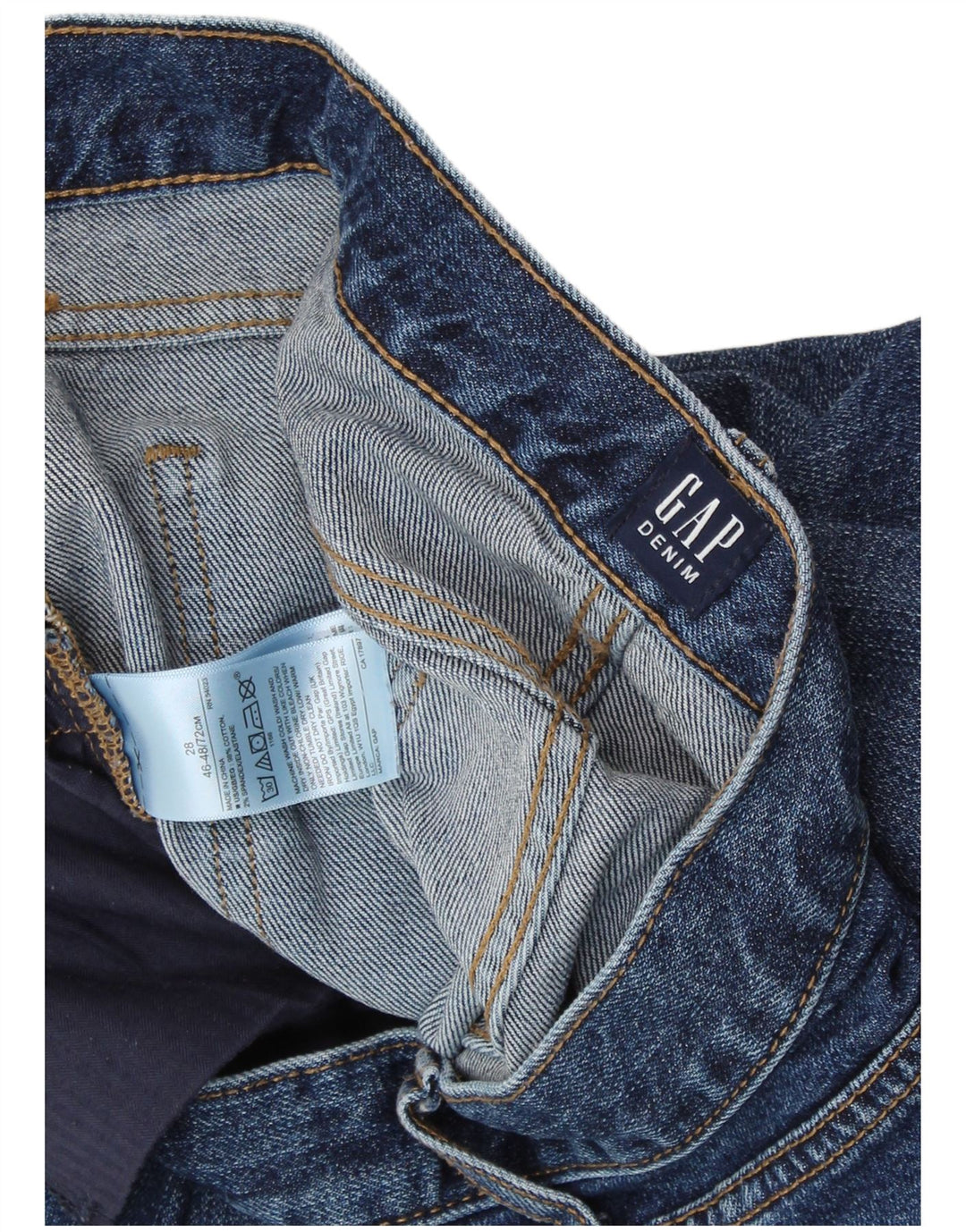 GAP Herren Slim Jeans W28 L29 Blaue Baumwolle