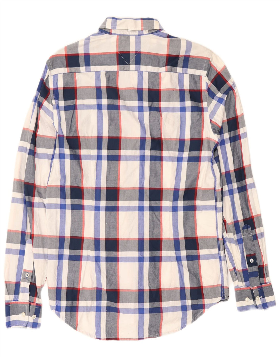 Tommy Hilfiger Herren-Slim-Fit-Hemd, klein, mehrfarbig, kariert, Baumwolle