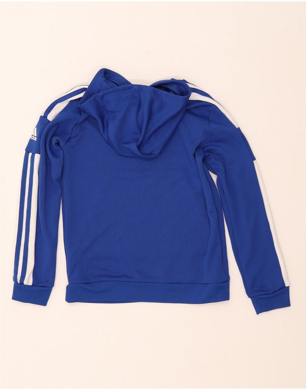 ADIDAS Kapuzenpullover für Jungen, 11–12 Jahre, blaues Polyester