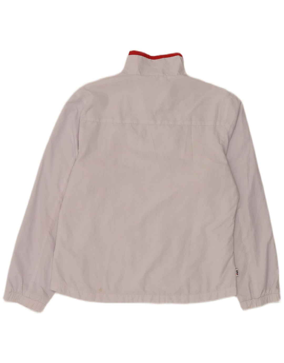 Fila Herren-Trainingsanzug-Top-Jacke, großes weißes Polyester