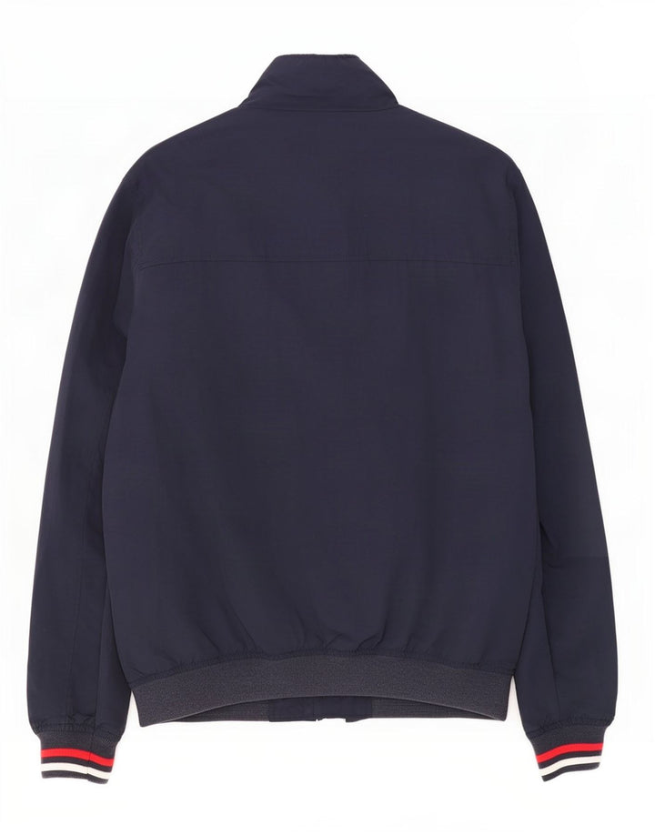 Tommy Hilfiger Herren Bomberjacke UK 44 2XL Marineblau Polyamid