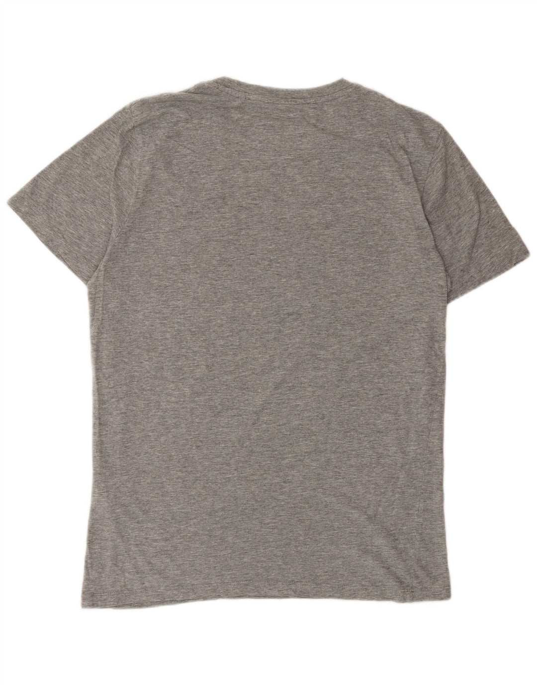 JACK & JONES Mens Graphic T-Shirt Top Medium Grey Cotton