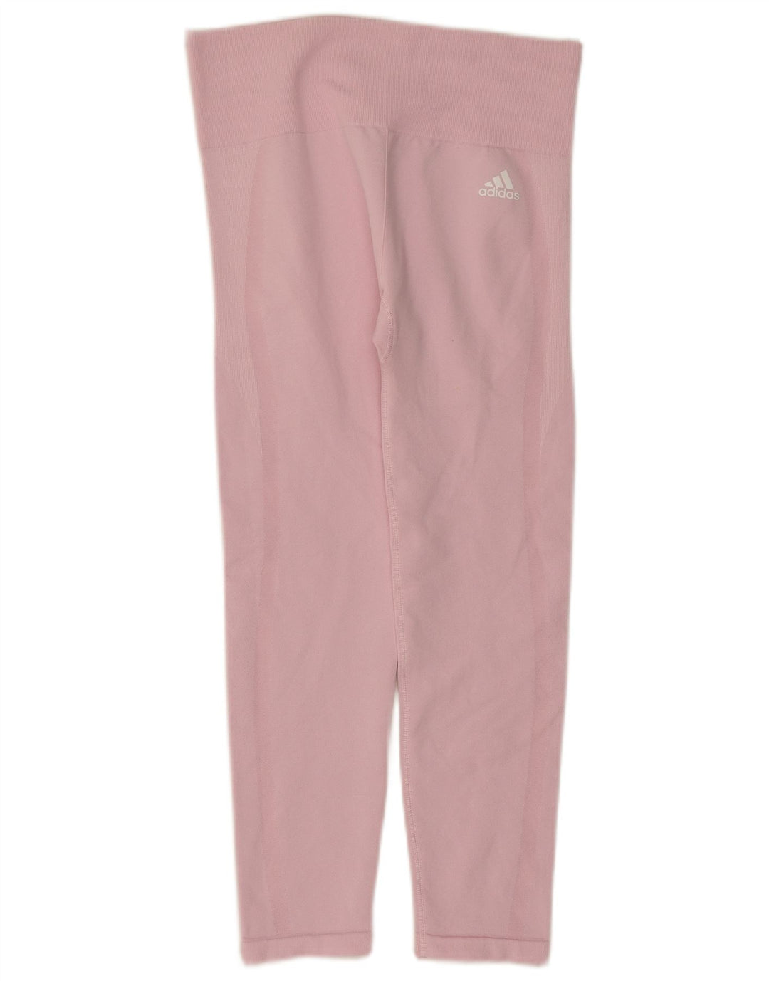Adidas Damen Capri-Leggings UK 12 Mittelrosa Polyester