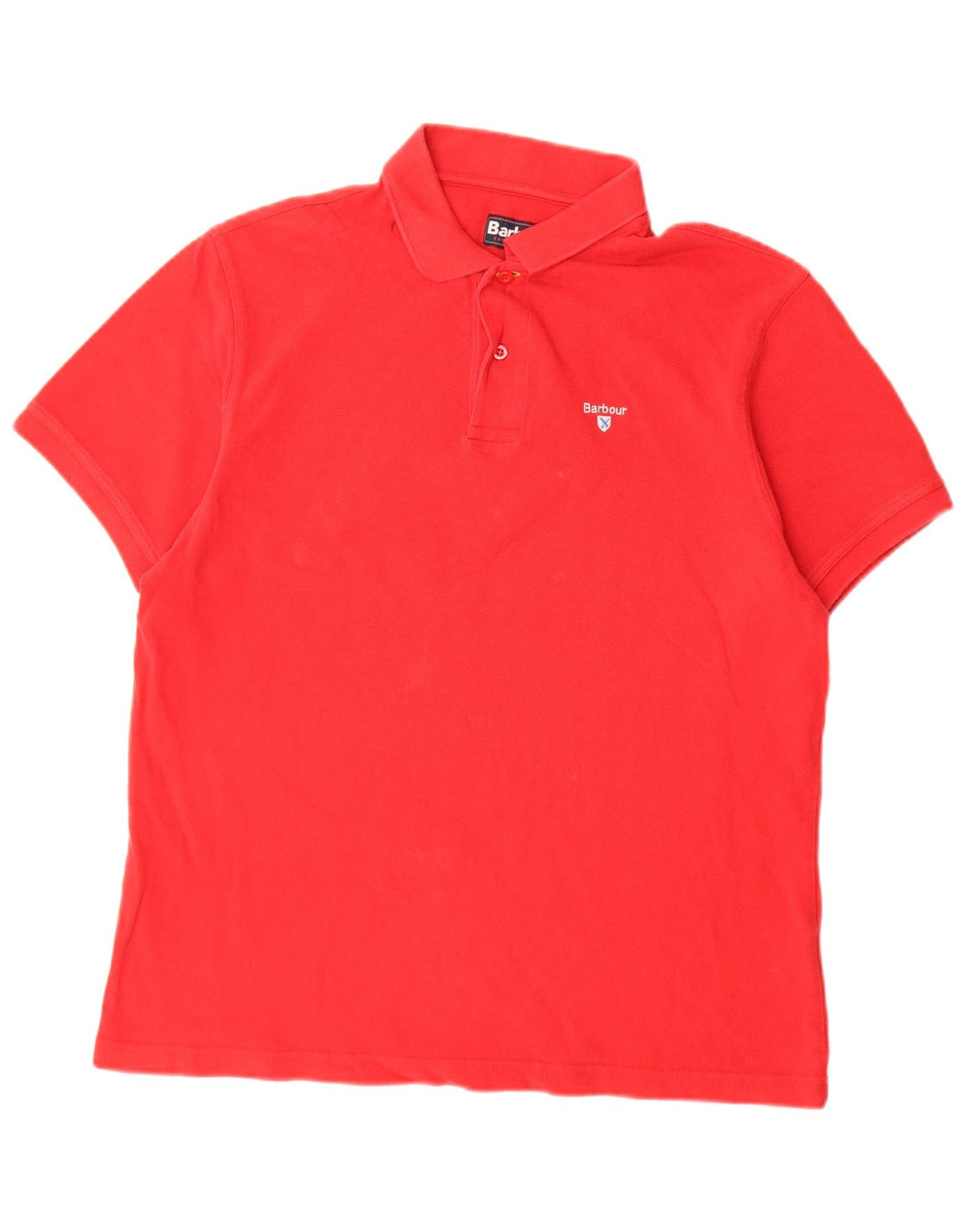 Barbour Herren-Poloshirt, große rote Baumwolle