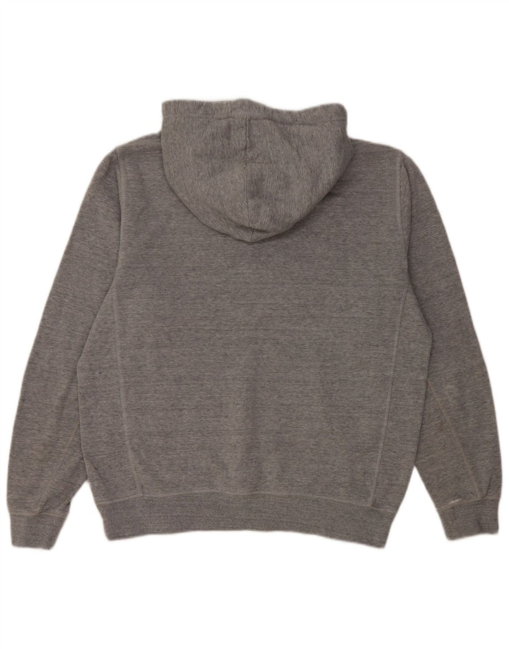 Jack Wills Herren-Kapuzenpullover mit Grafik, mittelgrau gesprenkelte Baumwolle