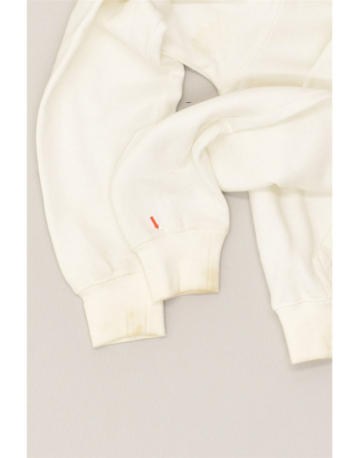 HARD ROCK CAFE Womens Munich Graphic Hoodie Jumper UK 10 Small White | Vintage Hard Rock Cafe | Thrift | Second-Hand Hard Rock Cafe | Used Clothing | Messina Hembry 