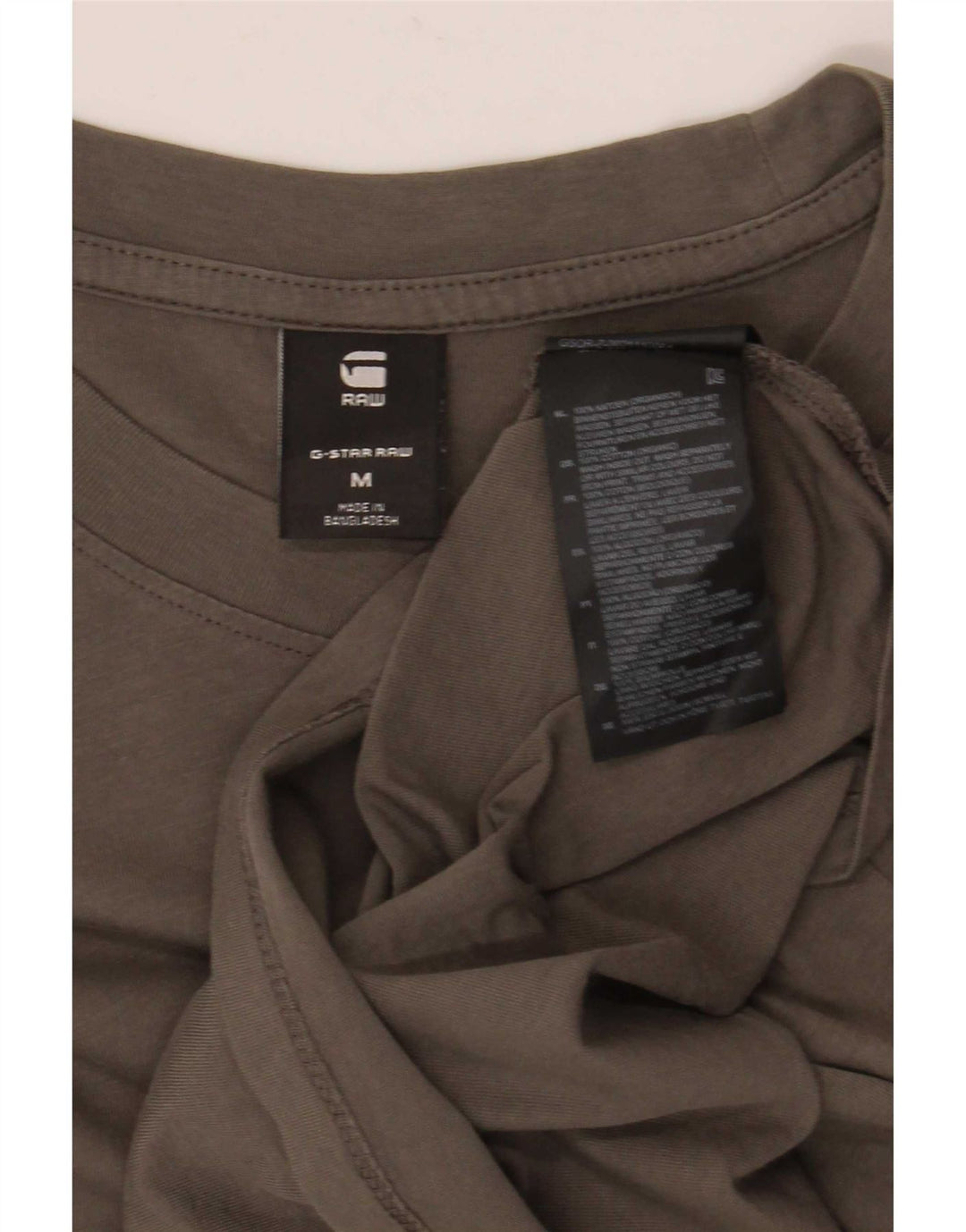 G-Star Herren T-Shirt-Oberteil aus mittelgrauer Baumwolle