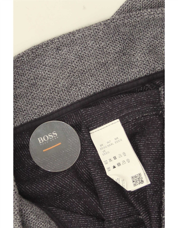Hugo Boss Herren-Trainingsanzug, Top-Jacke, 3XL, Marineblau, Baumwolle