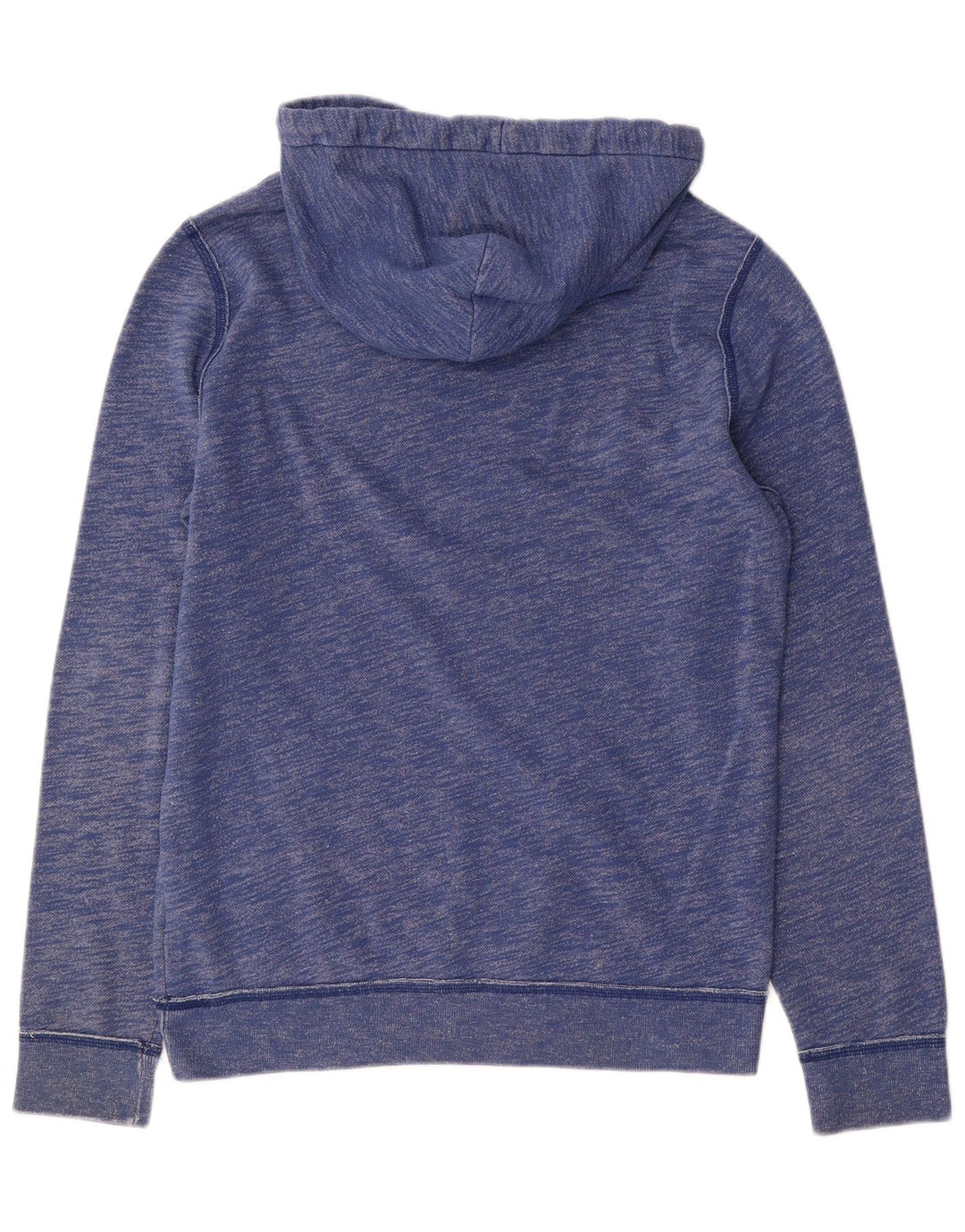 HOLLISTER Herren-Kapuzenpullover, klein, blau gefleckte Baumwolle