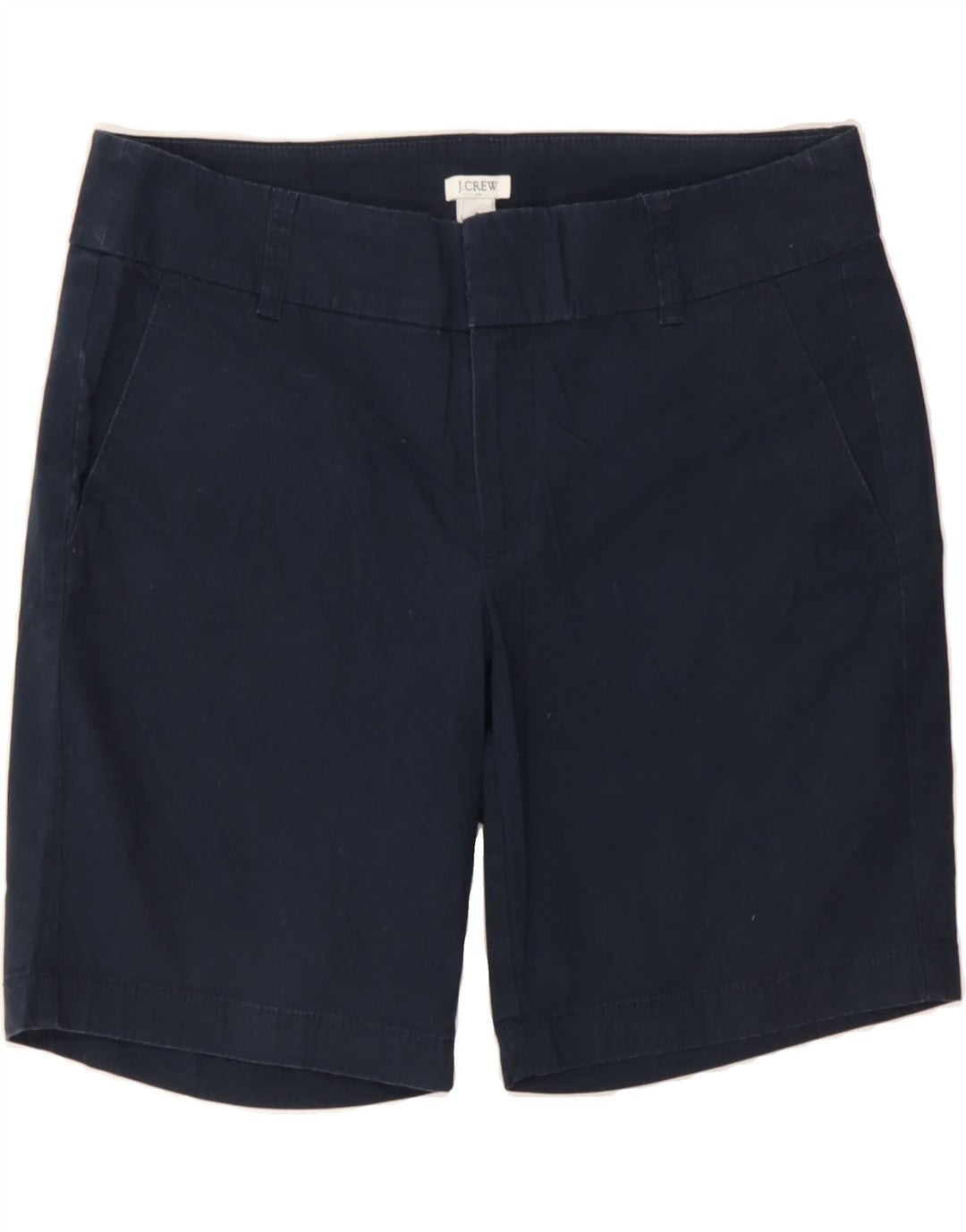 J. CREW Womens Chino Shorts US 8 Medium W32  Navy Blue Cotton Vintage J. Crew and Second-Hand J. Crew from Messina Hembry 
