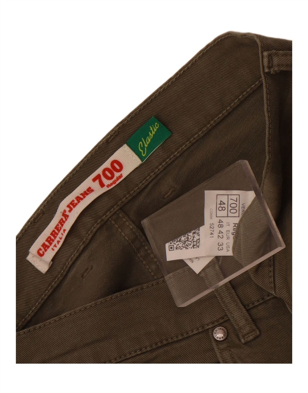 Carrera Herren 700 Regular Fit Freizeithose IT 48 Medium W33 L32 Khaki