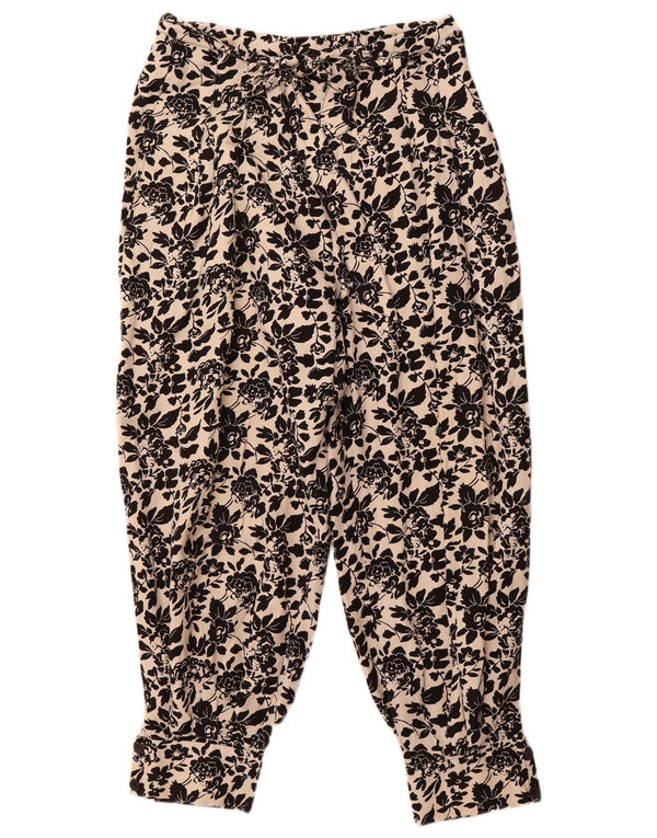 Ralph Lauren Womens High Waist Harem Trousers US 6 Medium W30 L26 Off White