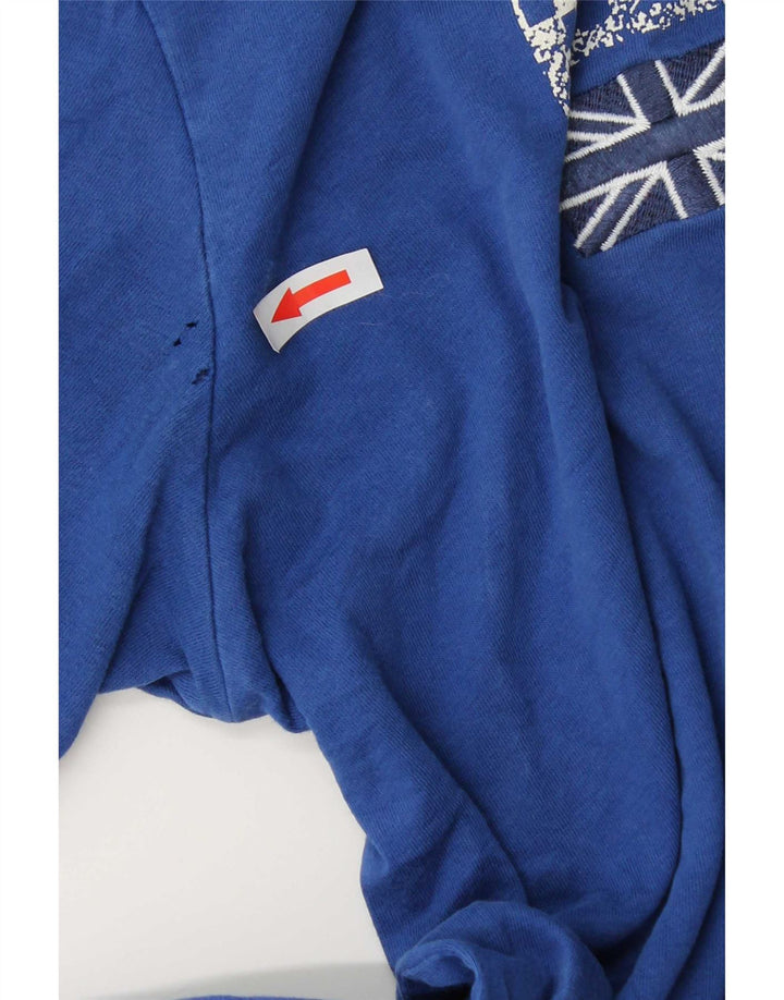 Napapijri Herren Grafik T-Shirt Top XL Blau